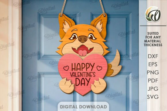 3D Valentine’s Day Door Hanger Laser Cut: A Creative Way to Celebrate Love