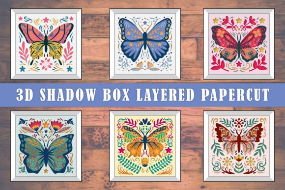 Butterfly Folk Art 3D Shadow Box – A Unique Blend of Craftsmanship and Versatility