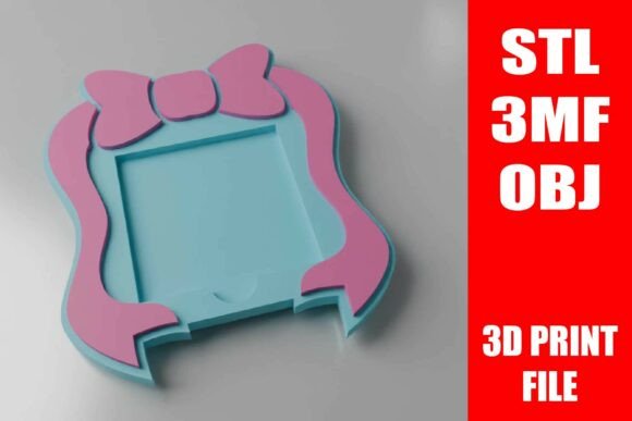 Desk Sticky Holder Bow 3D STL File – A Strategic Tool for Organized and Productive Workspaces