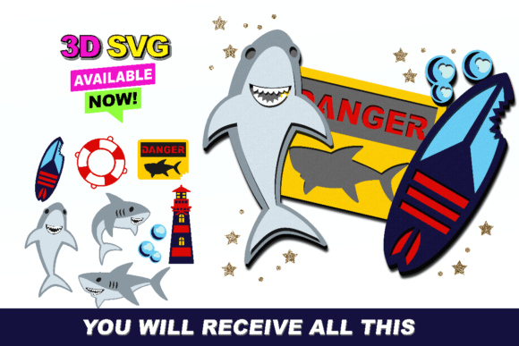 How to Use Elements 3D SVG Shark in Creative and Business Workflows