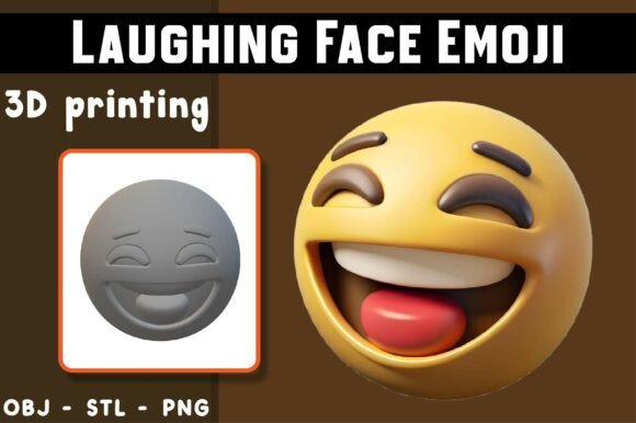 Laughing Face Emoji 3D Model: A Guide to Choosing and Printing with Care