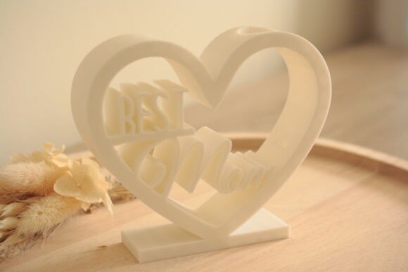 Mother’s Day Decoration “Best Mom” 3D