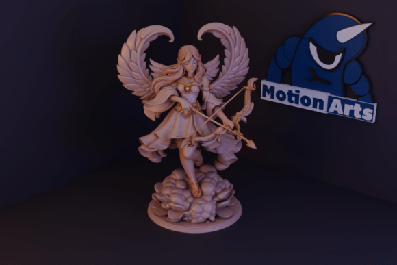 Mystic Warrior 3D Model for 3D Printing