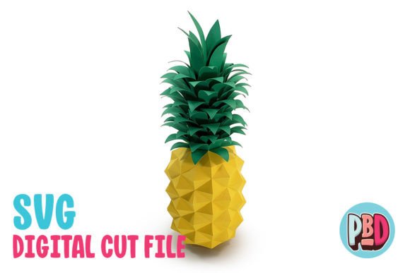 Pineapple 3D Papercraft: A Strategic Creative Tool for Purposeful Decor and Branding